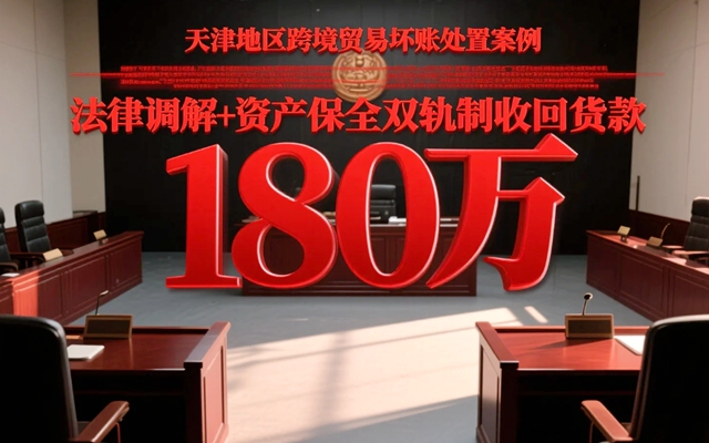 1746777516992552.jpg 天津地区跨境贸易坏账处置案例|法律调解+资产保全双轨制收回货款180万.jpg